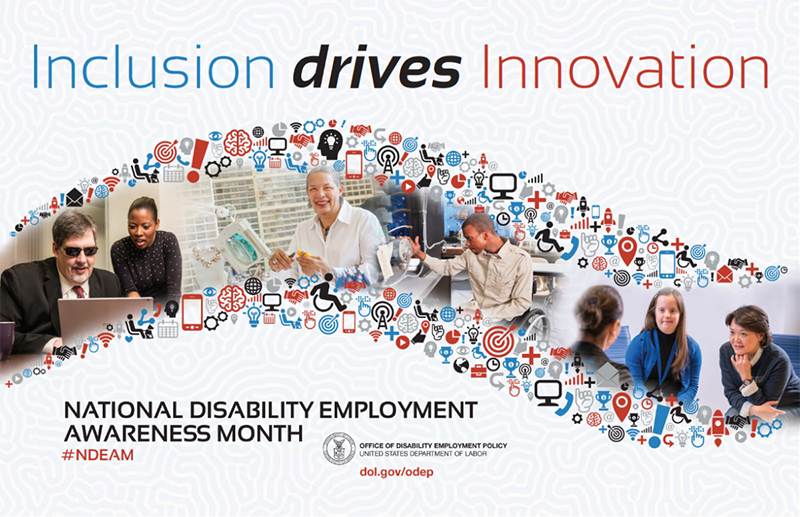 NDEAM Poster reading Inclusion drives Innovation