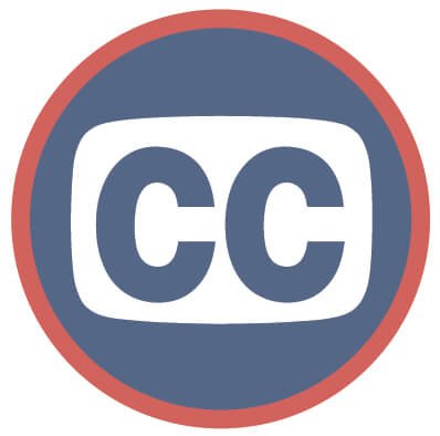 Icon of Closed Captioning (CC)