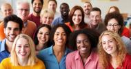 Group of people smiling for picture